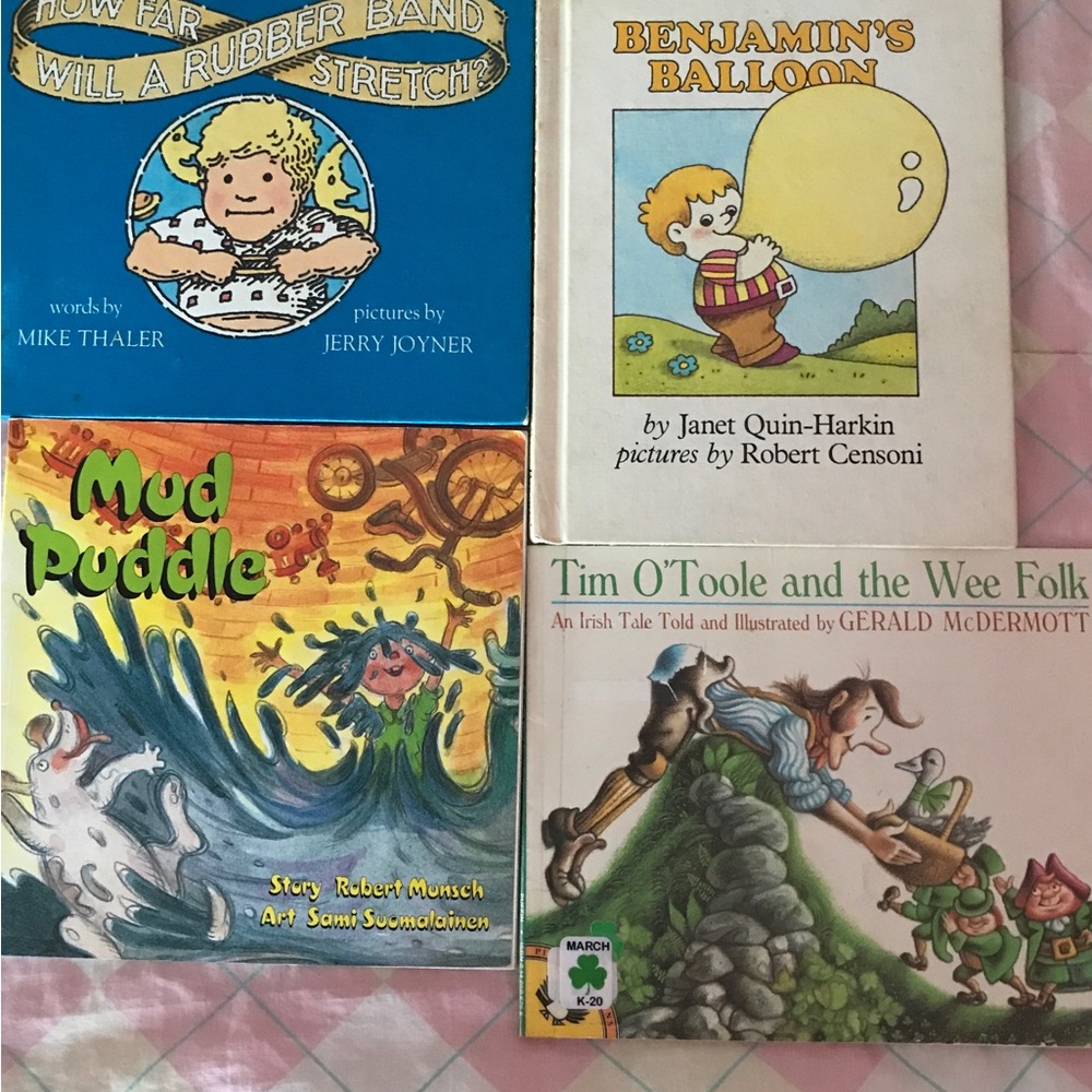 4 kid books;2 1st edition